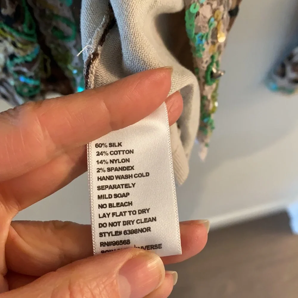 Charlotte Tarantola Beaded Cardigan S - Picture 6 of 6